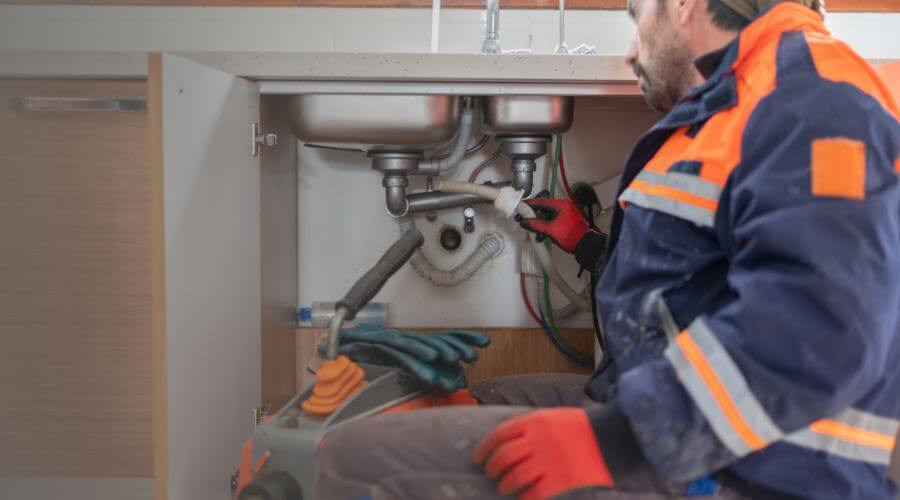 Camera Pipe Inspection Under Slab in Glenfield, ND